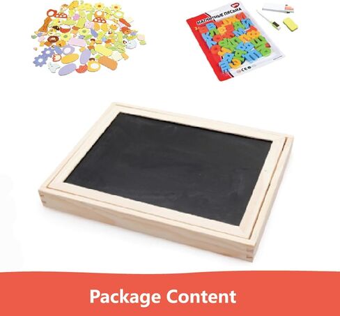 لعبة بازل مغناطيسية خشبية متعددة الوظائف بتصميم حروف ابجدية روسية، العاب تعليمية وتعليمية للاطفال in Kuwait