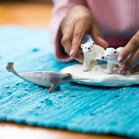 Schleich Wild Life Polar Playground 4-piece Playset for Kids Ages 3-8 in Kuwait