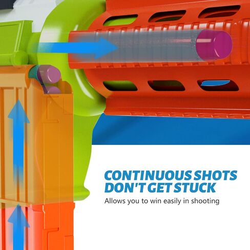 EKIND 10 Darts Banana Curved Clips, Soft Bullet Quick Reload Clips Compatible for Nerf Elite Magazine Toy Gun (Orange, Pack of 3) in Kuwait