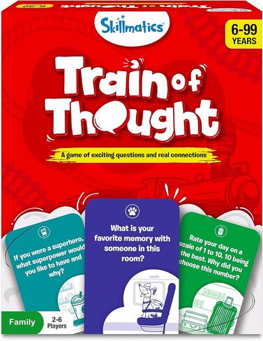 Skillmatics Guess in 10 Animal Planet & Train of Thought Bundle, Games for Kids, Teens and Adults, Gifts for Boys and Girls Ages 6, 7, 8, 9 and Up in Kuwait