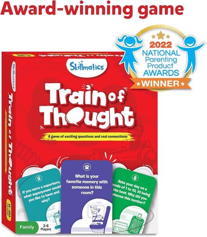 Skillmatics Guess in 10 Animal Planet & Train of Thought Bundle, Games for Kids, Teens and Adults, Gifts for Boys and Girls Ages 6, 7, 8, 9 and Up in Kuwait
