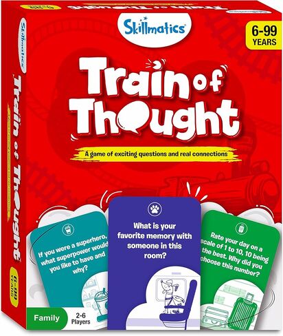 Skillmatics Guess in 10 Animal Planet & Train of Thought Bundle, Games for Kids, Teens and Adults, Gifts for Boys and Girls Ages 6, 7, 8, 9 and Up in Kuwait