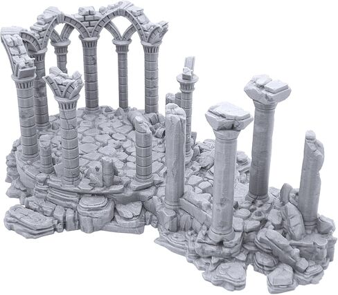 Ancient Ruins by Printable Scenery, 3D Printed Tabletop RPG Scenery and Wargame Terrain 28mm Miniatures in Saudi Arabia