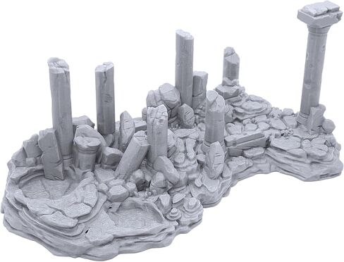 Ancient Ruins by Printable Scenery, 3D Printed Tabletop RPG Scenery and Wargame Terrain 28mm Miniatures in Saudi Arabia