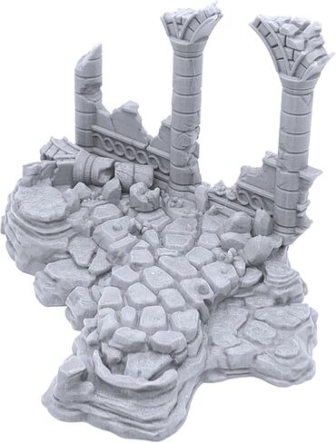 Ancient Ruins by Printable Scenery, 3D Printed Tabletop RPG Scenery and Wargame Terrain 28mm Miniatures in Saudi Arabia