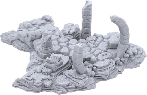 Ancient Ruins by Printable Scenery, 3D Printed Tabletop RPG Scenery and Wargame Terrain 28mm Miniatures in Saudi Arabia