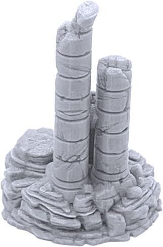 Ancient Ruins by Printable Scenery, 3D Printed Tabletop RPG Scenery and Wargame Terrain 28mm Miniatures in Saudi Arabia