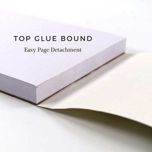 Bellofy Water Coloring Paper Journal - Painting Paper for Kids w/Cold Press Watercolor Paper Finish - 5.8x8.3 in - 130 IB 190 GSM - Watercolor Paper Kids & Artists Will Love - Art Paper for Wet Media in Kuwait