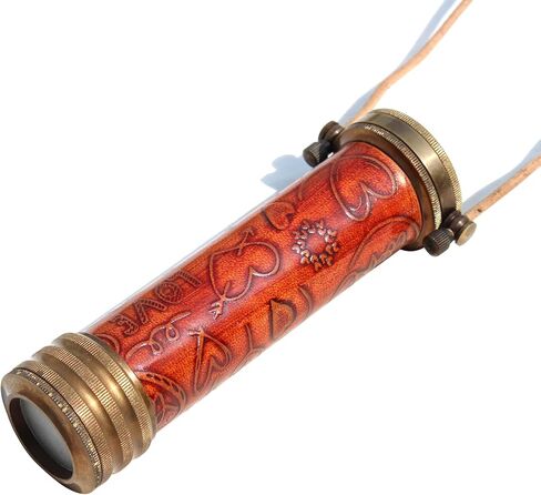 هدية مشكال نحاسية مصنوعة يدويًا - مظهر عتيق - لمسة نهائية عتيقة - مشكال عدسة مرآة ثلاثية الأبعاد للبالغين والأطفال مشكال ملتوي. in Kuwait