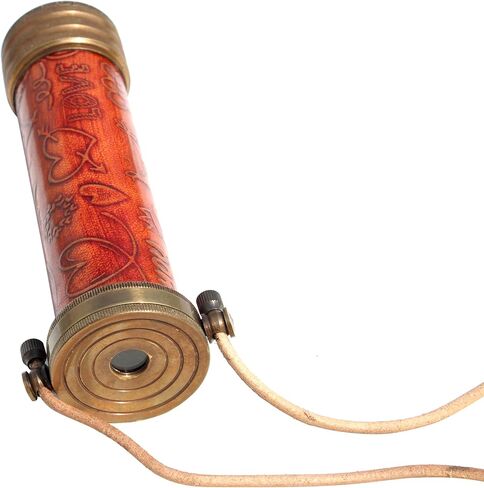 هدية مشكال نحاسية مصنوعة يدويًا - مظهر عتيق - لمسة نهائية عتيقة - مشكال عدسة مرآة ثلاثية الأبعاد للبالغين والأطفال مشكال ملتوي. in Kuwait