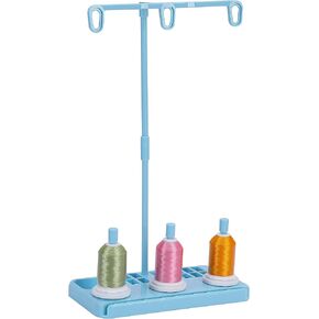 HONEYSEW Embroidery Thread Spool Holder Stand Sewing Machine Accessories Three Spool Thread Stand White Blue Pink Three Color for Choose (White) in Kuwait