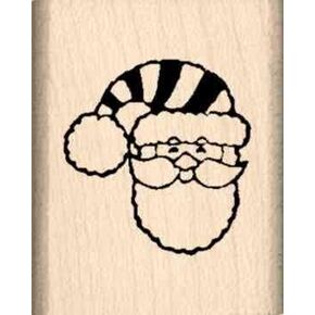 Stamps by Impression Santa Christmas Rubber Stamp