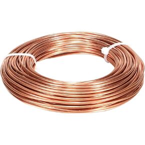 18 Gauge 213 Feet 1 Pound Dead Soft Copper Wire for Electroculture Gardening, Jewelry Making, Beading, Science Projects, DIY Artwork