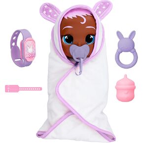 Cry Babies Newborn Molly - Interactive Baby Doll with 20+ Baby Sounds, Girls & Kids Age 18M and Up in Kuwait
