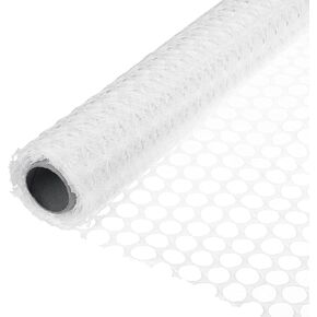 PATIKIL 23.6 Inch x 5 Yard Floral Wrapping Mesh Paper, 2 Roll Openwork Florist Flower Bouquet Wrap Paper Round Circle Net for Fresh Flowers DIY Gift Packaging, Beige