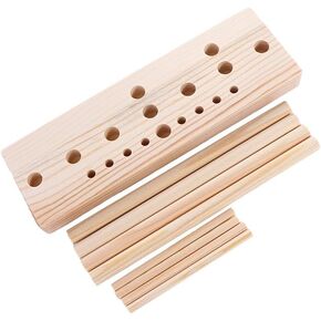 Bow Maker 1Set 5 in 1 Multipurpose Wooden Bowknot Maker Satin Wreath Gift Packing Bowing Making Tool DIY Ribbon Crafts Bowknot Christmas Decor in Kuwait