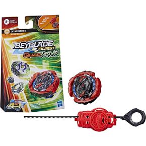 BEYBLADE Burst QuadDrive Cyclone Roktavor R7 Spinning Top Starter Pack - Stamina/Defense Type Battling Game with Launcher, Toy for Kids in Kuwait
