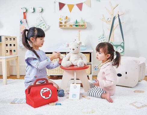 Tender Leaf Toys - Doctor's Bag - Doctor Pretend Play Toy Medical Kit - Promotes Imaginary and Creative Roleplay, Helps to Create Health Awareness - for Children 3+ in Saudi Arabia