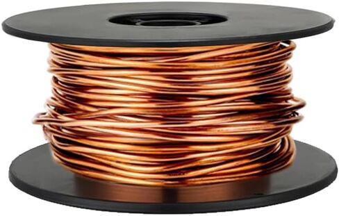 10 Gauge/2.6 mm 10 Feet 5 oz 99.9% Dead Soft Copper Wire for Electroculture Gardening, Jewelry Making, Beading, Science Projects, DIY Artwork, Pure Bare Copper Wire in Kuwait