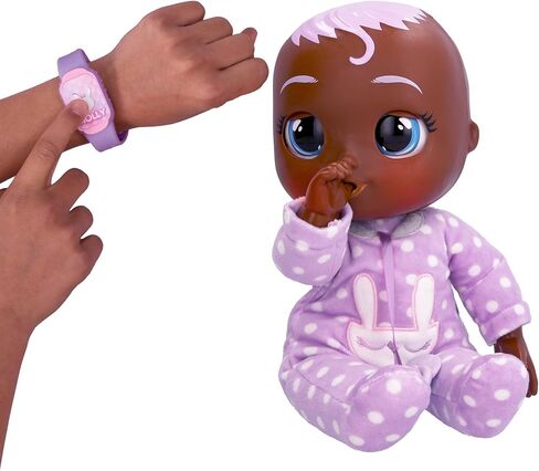 Cry Babies Newborn Molly - Interactive Baby Doll with 20+ Baby Sounds, Girls & Kids Age 18M and Up in Kuwait