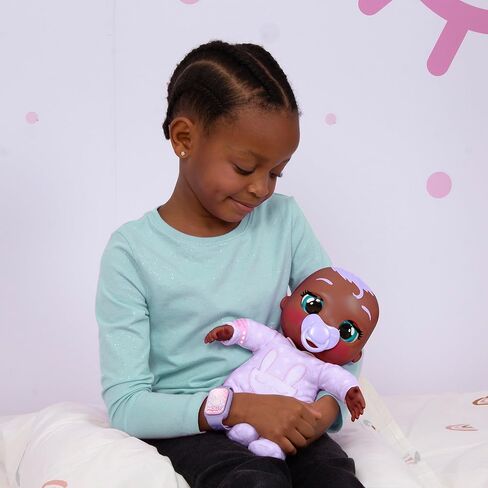 Cry Babies Newborn Molly - Interactive Baby Doll with 20+ Baby Sounds, Girls & Kids Age 18M and Up in Kuwait