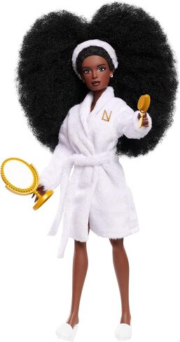 Naturalistas Fashion Pack Coffee Casual 7-Piece Outfit and Accessories Set for 11.5-Inch Tall Naturalistas Dolls, Designed and Developed by Purpose Toys in Kuwait
