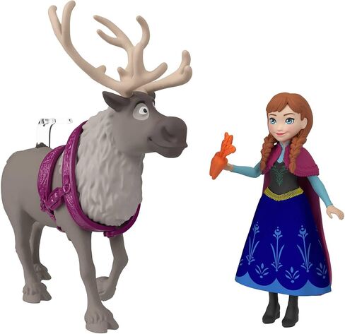 Mattel Disney Frozen Toys, Frozen Story Pack with 6 Key Characters, Small Dolls, Figures and Accessories Inspired by Mattel Disney Frozen Movies, for Kids in Saudi Arabia