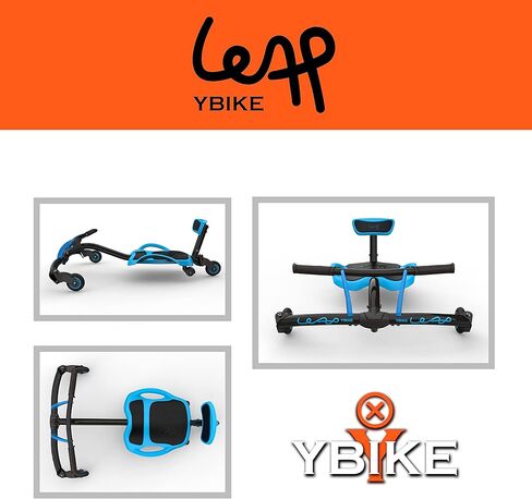 YBIKE Leap ذاتية الدفع لعبة ركوب المتسابق للأولاد والبنات للأعمار من 4 إلى 9 سنوات - أحمر in Kuwait