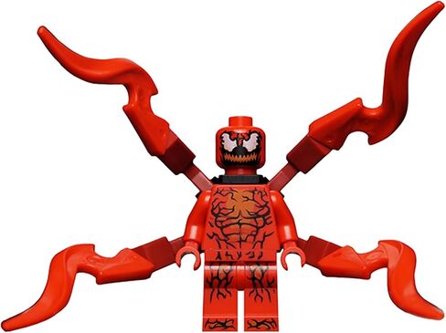LEGO Super Heroes Marvel Spider-Man Minifigure - Carnage with Red Appendages (Limited Edition) 76173 in Saudi Arabia