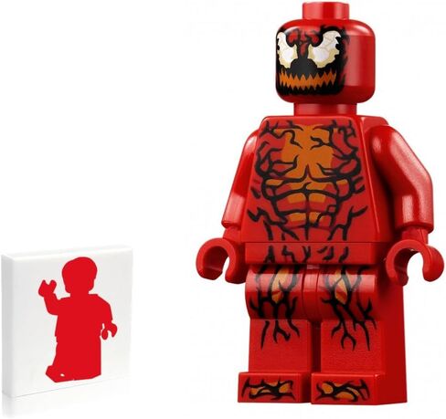 LEGO Super Heroes Marvel Spider-Man Minifigure - Carnage with Red Appendages (Limited Edition) 76173 in Saudi Arabia