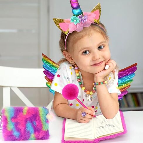 ملابس الأميرة من فانكرفيتي للفتيات الصغيرات هدية وحيد القرن زي حورية البحر هدية عيد ميلاد للأطفال الصغار in Kuwait