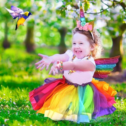 ملابس الأميرة من فانكرفيتي للفتيات الصغيرات هدية وحيد القرن زي حورية البحر هدية عيد ميلاد للأطفال الصغار in Kuwait