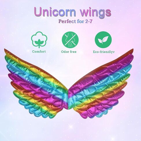 ملابس الأميرة من فانكرفيتي للفتيات الصغيرات هدية وحيد القرن زي حورية البحر هدية عيد ميلاد للأطفال الصغار in Kuwait