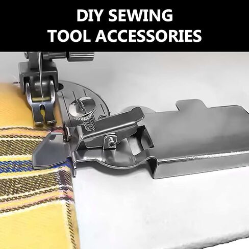 Buddy Sew Magnetic Seam Guide, 2024 New BuddySew Magnetic Seam Guide for Sewing Machine, Multifucntional Straight Line Hems Sewing Ruler, Universal Sewing Machine Attachments in Kuwait