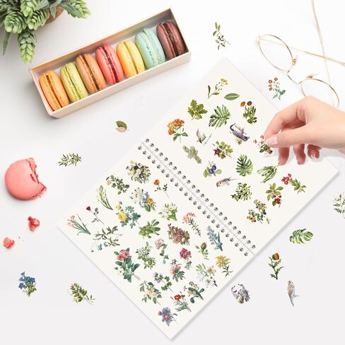 Reusable Sticker Collecting Book Album Stickers Storage Organizer Book A5 Size 40 Sheets Release Paper Sticker Keeper Holder (Pink) in Kuwait