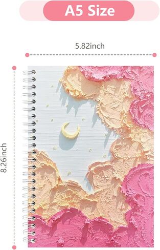 Reusable Sticker Collecting Book Album Stickers Storage Organizer Book A5 Size 40 Sheets Release Paper Sticker Keeper Holder (Pink) in Kuwait