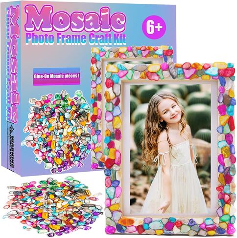 Korilave تزيين مجموعة إطار الصورة الخاصة بك، الحرف الممتعة للفتيات الذين تتراوح أعمارهم بين 6-8، الفنون والحرف اليدوية للأطفال الذين تتراوح أعمارهم بين 8-12، هدايا عيد ميلاد رائعة للفتيات الصبي للأعمار 6، 7، 8، 9، 10، 11، 12 سنة in Kuwait