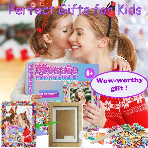 Korilave تزيين مجموعة إطار الصورة الخاصة بك، الحرف الممتعة للفتيات الذين تتراوح أعمارهم بين 6-8، الفنون والحرف اليدوية للأطفال الذين تتراوح أعمارهم بين 8-12، هدايا عيد ميلاد رائعة للفتيات الصبي للأعمار 6، 7، 8، 9، 10، 11، 12 سنة in Kuwait