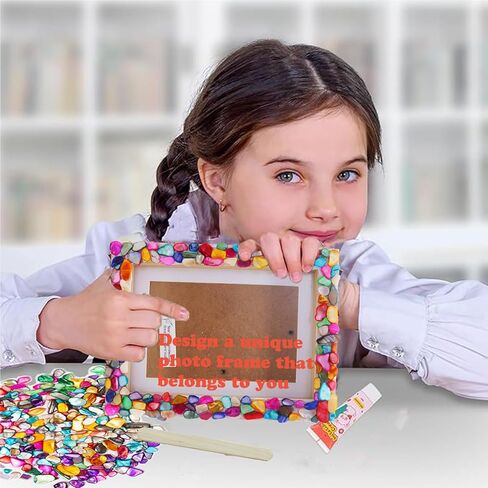 Korilave تزيين مجموعة إطار الصورة الخاصة بك، الحرف الممتعة للفتيات الذين تتراوح أعمارهم بين 6-8، الفنون والحرف اليدوية للأطفال الذين تتراوح أعمارهم بين 8-12، هدايا عيد ميلاد رائعة للفتيات الصبي للأعمار 6، 7، 8، 9، 10، 11، 12 سنة in Kuwait