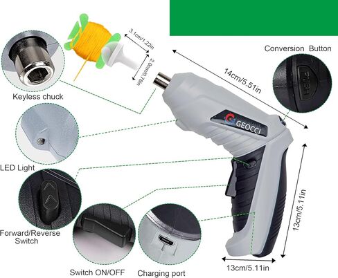 بكرة لف خيوط التطريز الكهربائية من جيوتشي، مع صندوق منظم خيط التطريز و200 بكرة خيط بلاستيكية صلبة وملصقات ارقام الخيط لاداة الخياطة والتطريز بنفسك in Kuwait