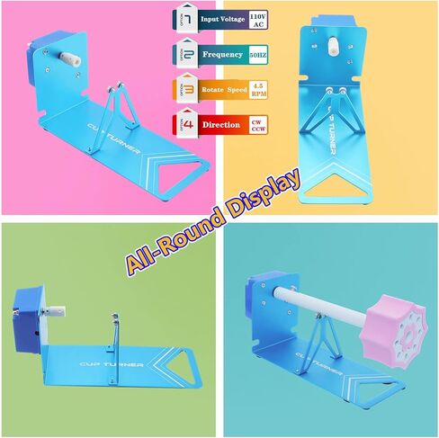 LFSUM كأس تيرنر للحرف اليدوية بهلوان كأس الدوار آلة عدة ، Cuptisserie تيرنر لتقوم بها بنفسك بريق الايبوكسي البهلوانات الدوار تيرنر in Kuwait