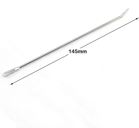 PZRT 6 pcs Carbon Steel Galvanized Large Eye Long Needle Hemp Bag Sewing Needle in Kuwait