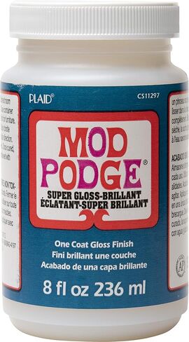 Mod Podge Super Thick Gloss (8-Ounce) and Mod Podge Paint Brush Applicator, 2.25-Inch Basic in Saudi Arabia