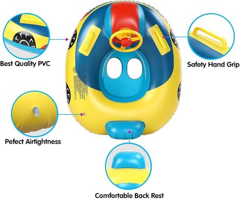 XYX. 2021 Upgrade Thickened Seat Baby Pool Float, Baby Swim Float, Infant Swimming Float for Kids 3 Months to 3 Years Old in Saudi Arabia