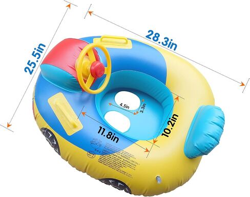 XYX. 2021 Upgrade Thickened Seat Baby Pool Float, Baby Swim Float, Infant Swimming Float for Kids 3 Months to 3 Years Old in Saudi Arabia