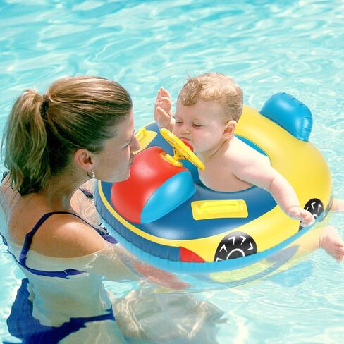 XYX. 2021 Upgrade Thickened Seat Baby Pool Float, Baby Swim Float, Infant Swimming Float for Kids 3 Months to 3 Years Old in Saudi Arabia