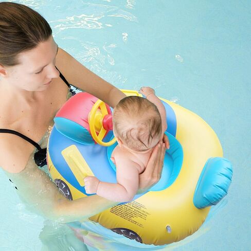 XYX. 2021 Upgrade Thickened Seat Baby Pool Float, Baby Swim Float, Infant Swimming Float for Kids 3 Months to 3 Years Old in Saudi Arabia