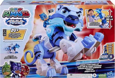 PJ Masks Masks Animal Power Charge and Roar Power Cat, Interactive Toys with 20+ Lights and Sounds, Preschool Toys in Saudi Arabia