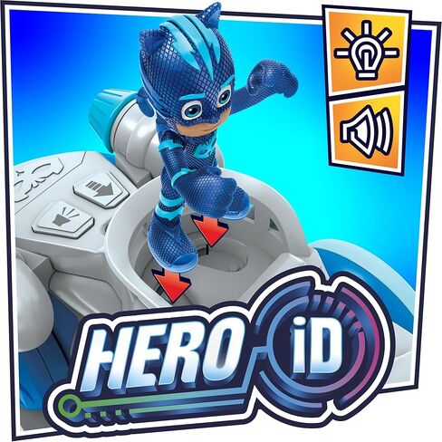 PJ Masks Masks Animal Power Charge and Roar Power Cat, Interactive Toys with 20+ Lights and Sounds, Preschool Toys in Saudi Arabia