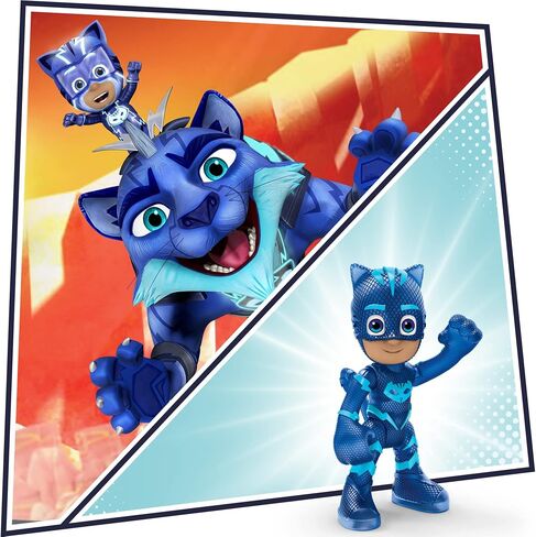 PJ Masks Masks Animal Power Charge and Roar Power Cat, Interactive Toys with 20+ Lights and Sounds, Preschool Toys in Saudi Arabia
